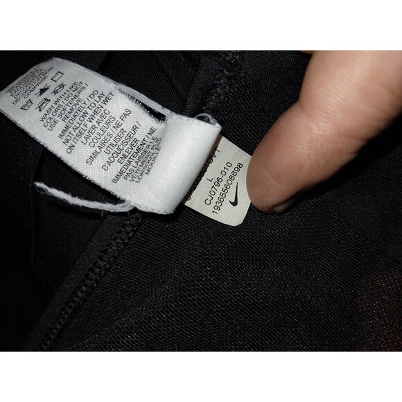 Nike Large Black Sportbra Racerback - Picture 5 of 5